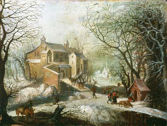 Winter Landscape from Joos de Momper