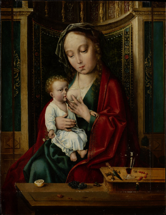 Madonna and Child in a Niche from Joos van Cleve