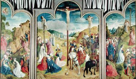 Triptych of the Crucifixion from Joos van Gent