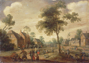 Fest in einem Dorf from Joost Cornelisz Droochsloot