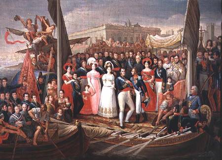 Ferdinand VII Disembarking in the Port of Santa Maria from Jose Aparicio