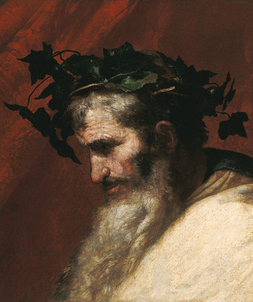 Head of an Old Man, fragment from the Triumph of Bacchus from José (auch Jusepe) de Ribera