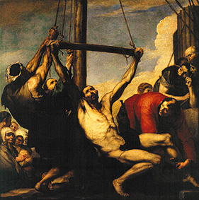 The martyrdom of St. Bartholomäus. from José (auch Jusepe) de Ribera