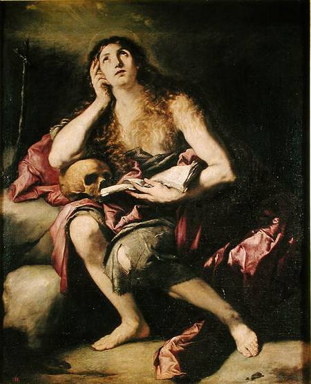 The Penitent Magdalene from José (auch Jusepe) de Ribera