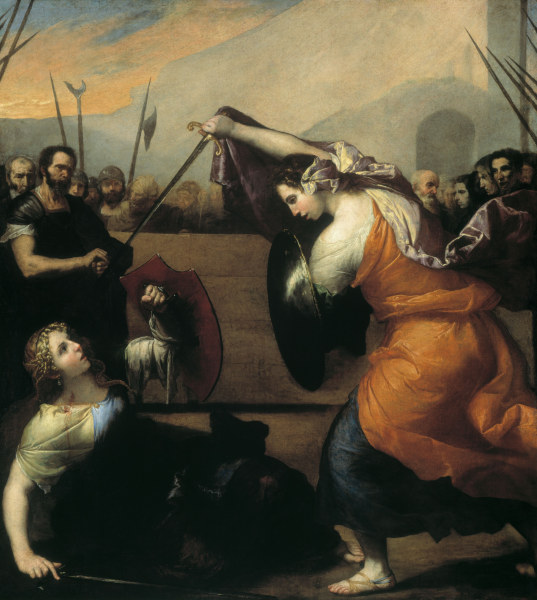 Ribera / Women Duelling from José (auch Jusepe) de Ribera