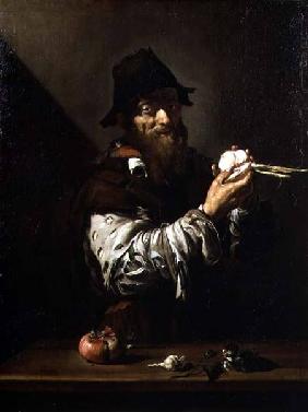 Portrait of an Old Man with an Onion