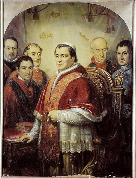 Pope Pius IX (1792-1878) from Jose Galofre Y Coma