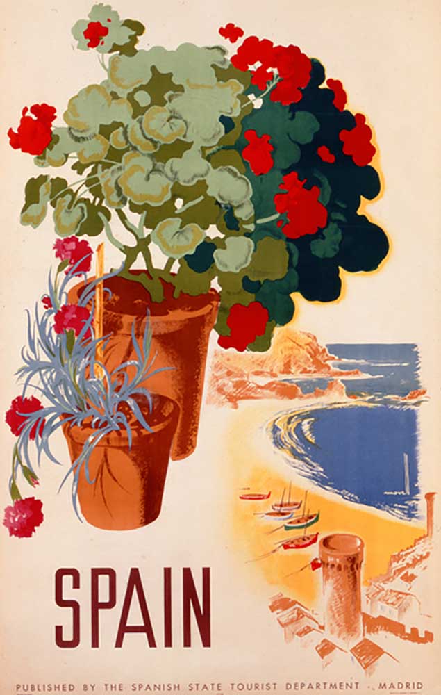 Poster advertising Spain, c.1935 from Jose Morell