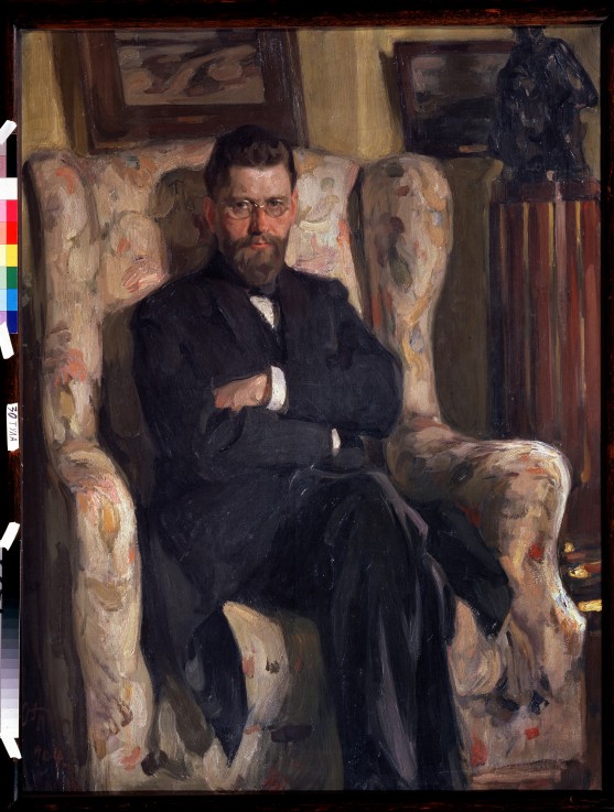 Portrait of the collector Alexey A. Bakhrushin (1865-1929) from Josef Emmanuelowitsch Bras