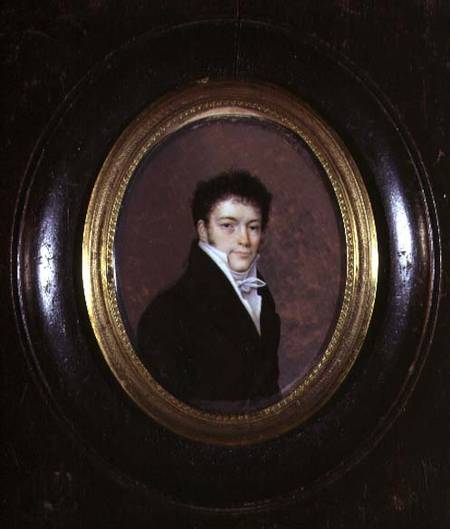 Portrait Miniature of a Gentleman from Joseph Bordes