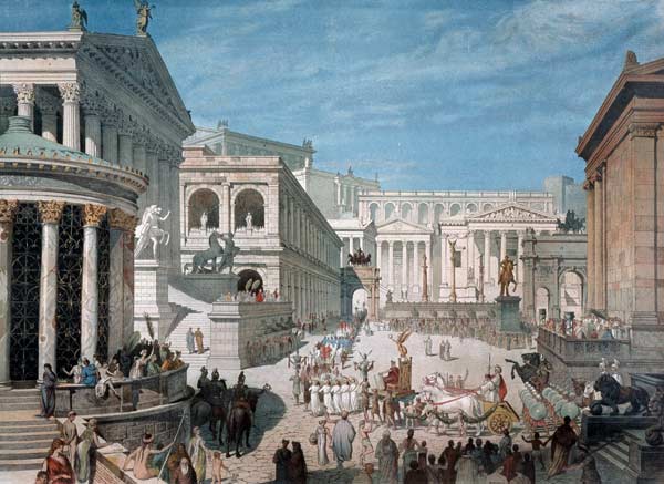 Roman life on the Forum from Joseph Bühlmann