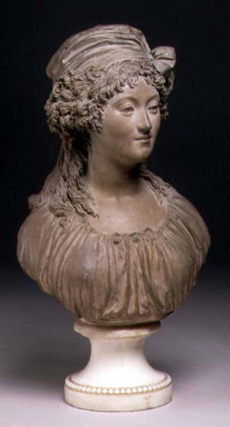 Bust of a young woman, in the Louis XVI Style from Joseph-Charles  Marin