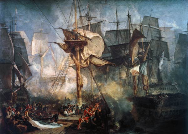 Battle of Trafalgar from William Turner