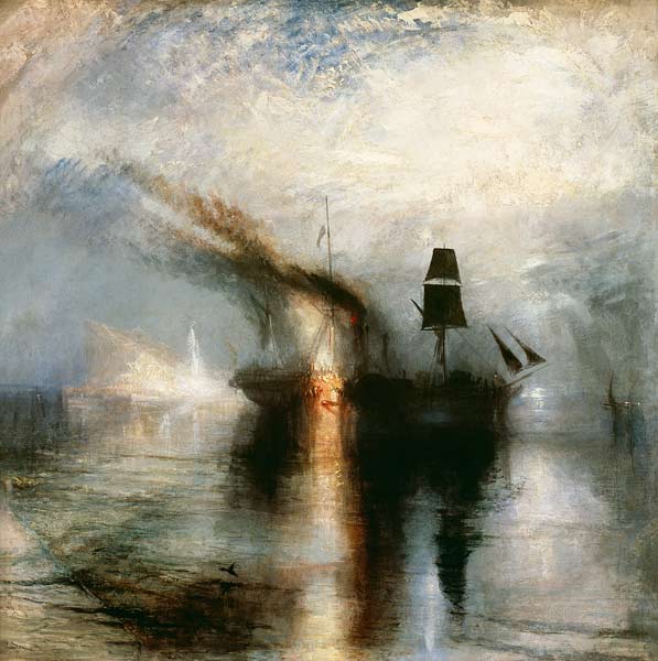 Peace burial at sea from William Turner