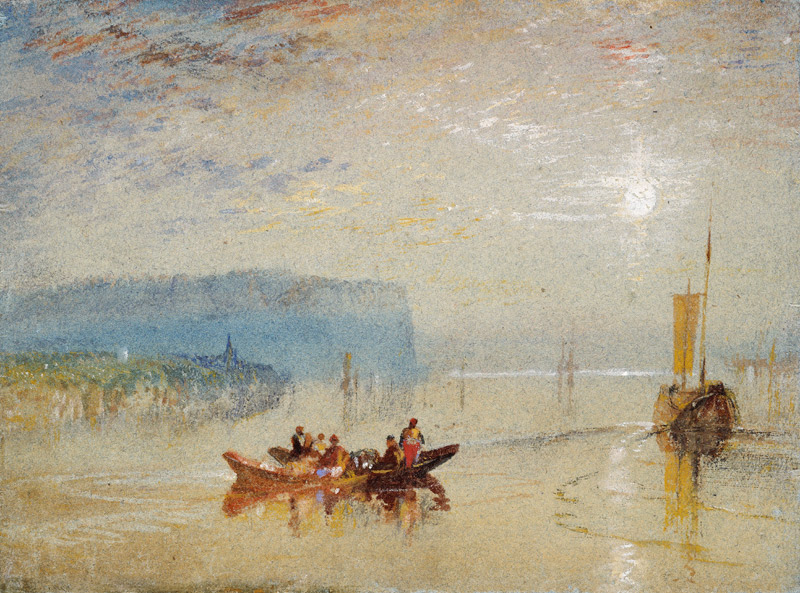 Scene on the Loire, near the Coteaux de Mauves from William Turner