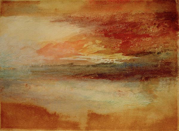 Sunset on  Margate from William Turner