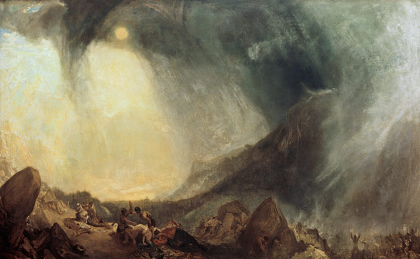 Hannibal exceeds the Alps from William Turner