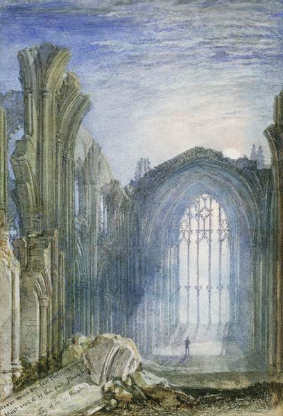 Melrose Abbey: eine Illustration zu Sir Walter Scotts 'The Lay of the Last Minstrel'. from William Turner