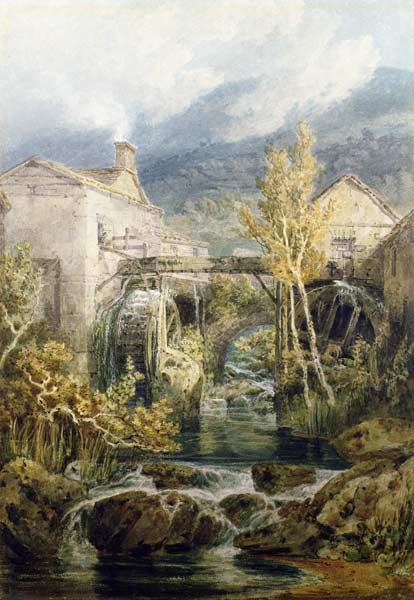 The Old Mill, Ambleside from William Turner
