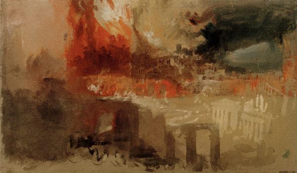 W.Turner / The Burning of Rome