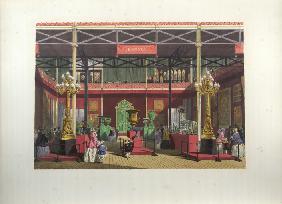 Russian Exhibition interior during the Great Exhibition in 1851
