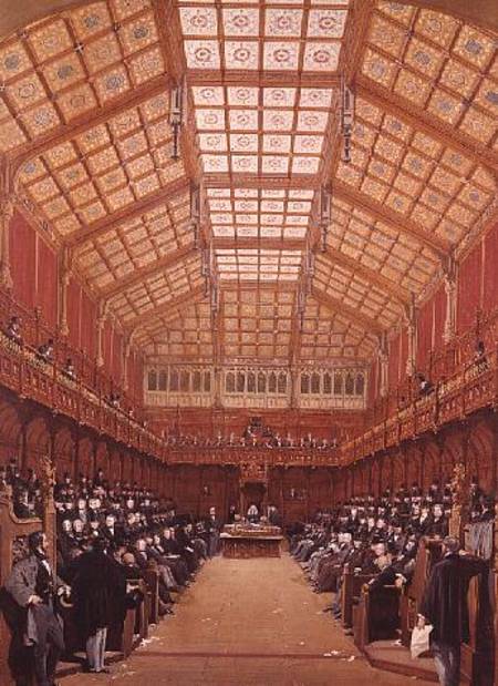 Interior of the House of Commons from Joseph Nash