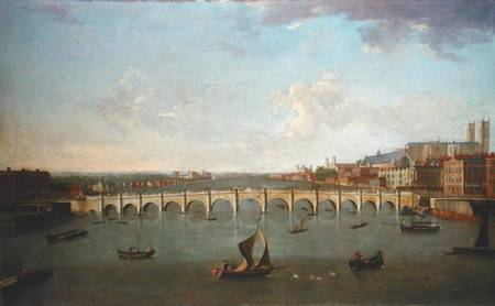 A View of the River Thames at Westminster Bridge from Joseph Nichols