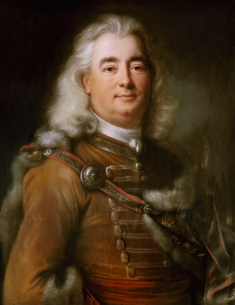 Portrait of the Ladislaus Vetes (or Környesi) pastel from Joseph Vivien