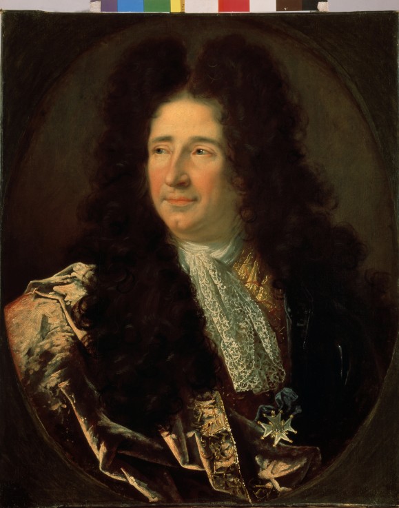 Portrait of the architect Jules Hardouin-Mansart (1646-1708) from Joseph Vivien