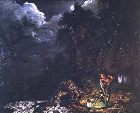 The Earthstopper on the Banks of the Derwent from Joseph Wright of Derby
