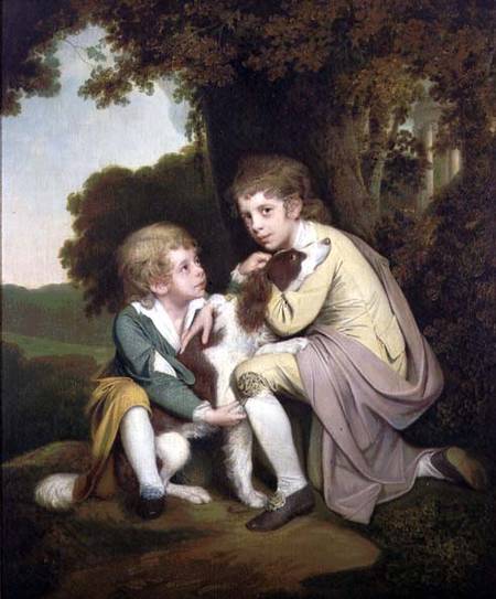 Thomas and Joseph Pickford as Children from Joseph Wright of Derby