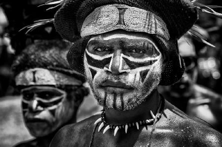 At the Mt. Hagen sing sing festival - Papua New Guinea