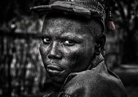 Laarim tribe boy - South Sudan