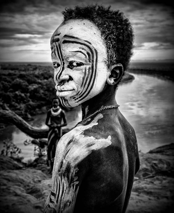 A boy of the Karo tribe. Omo Valley (Ethiopia). from Joxe Inazio Kuesta