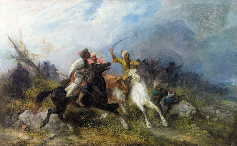 Caucasian Battle from Jozef Brandt