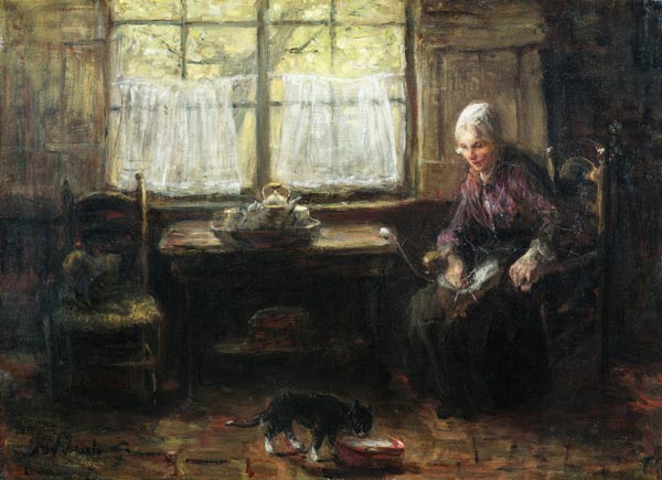 A Cottage Interior from Jozef Israels
