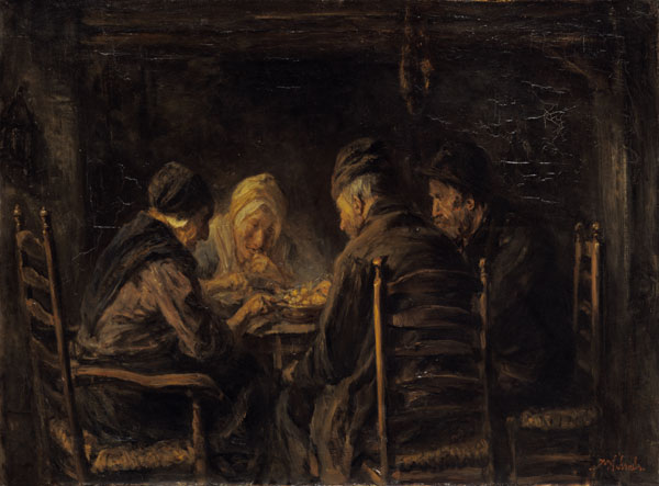 The Potato Eaters from Jozef Israels