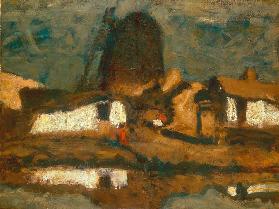 Landscape with a windmill