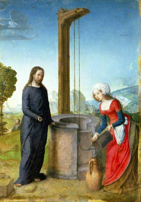 Christ and the Woman of Samaria from Juan  de Flandes