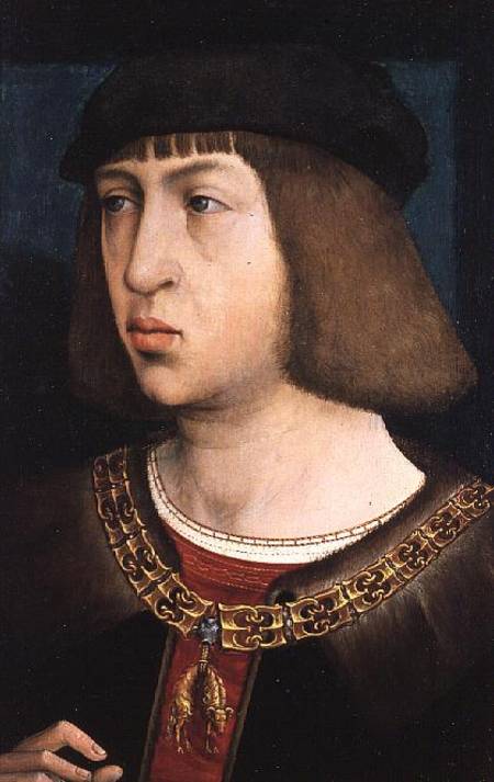 Philip I of Spain (1478-1506), son of Maximilian I (1459-1519) and Maria of Burgundy (1457-82) from Juan de Flandes