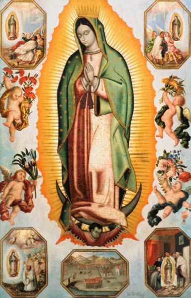 The Virgin of Guadalupe from Juan de Villegas