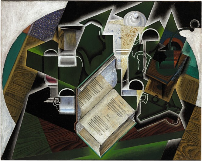 Livre, pipe et verres from Juan Gris