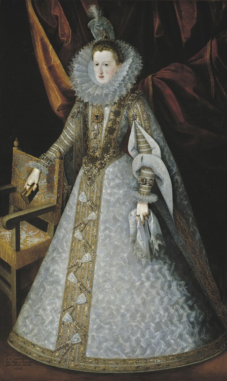 Portrait of Margarita of Austria (1584–1611) from Juan Pantoja de la Cruz