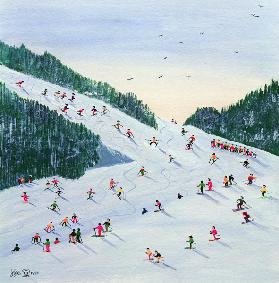 Ski-vening, 1995 (w/c) 