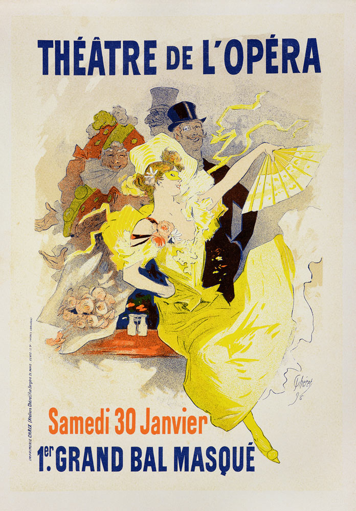 Théatre de l'opéra. Bal masqué (Poster) from Jules Chéret