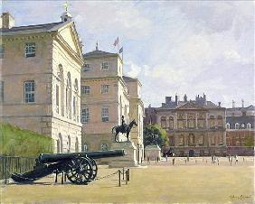 Horseguards (oil on canvas) 