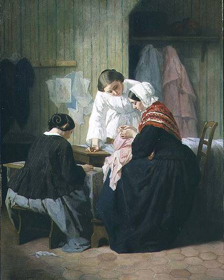 Ladies Sewing from Julius Trayer