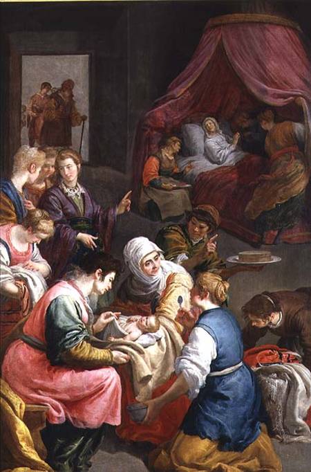 The Birth of the Virgin from Jusepe or Jose Leonardo