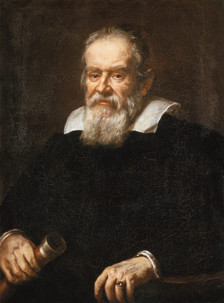 Portrait Galileo Galilei from Justus Suttermans