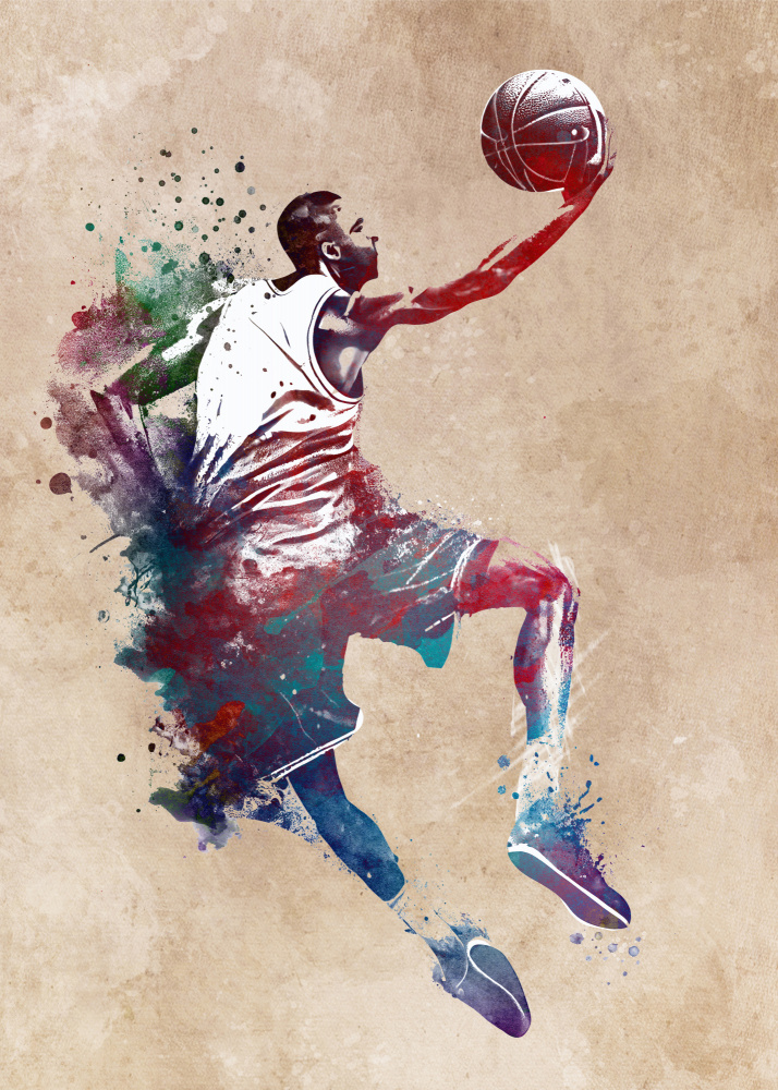 Basketball Sport Art 14 from Justyna Jaszke